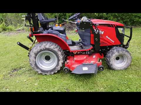 rural king rk24 subcompact tractor deck and noise issue - Made by YTM Tractor