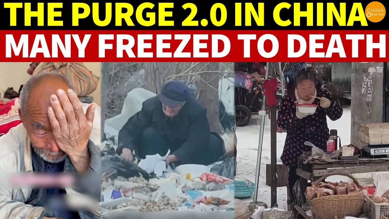 The Purge 2.0 in China: Drones Monitor 24/7, Coal Burning Fined ¥2,000, Many Freeze to Death