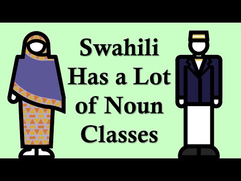 Swahili Has 11** Genders**