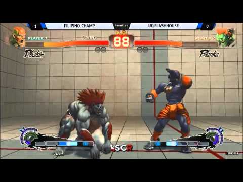 SSF4AE2012 FILIPINO CHAMP VS UG FLASH HOUSE - SCR2014 Day 2 HD