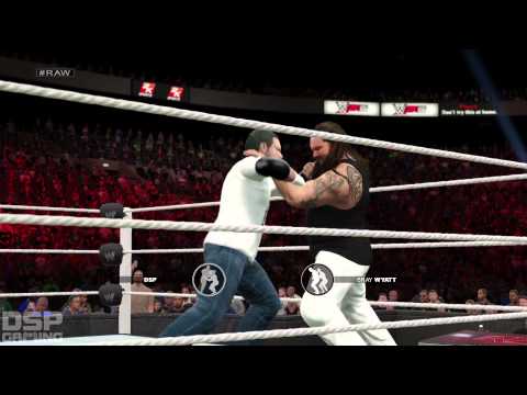 WWE2K15 My Career Mode (PS4/60fps) pt108 - 1st Match vs. Bray Wyatt