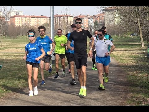 Eleonora Giorgi, Parco di Trenno, Maratona di allenamento. Milano, 9 marzo 2019