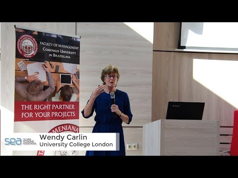 Wendy Carlin - SEAM2018 - Faculty of Management