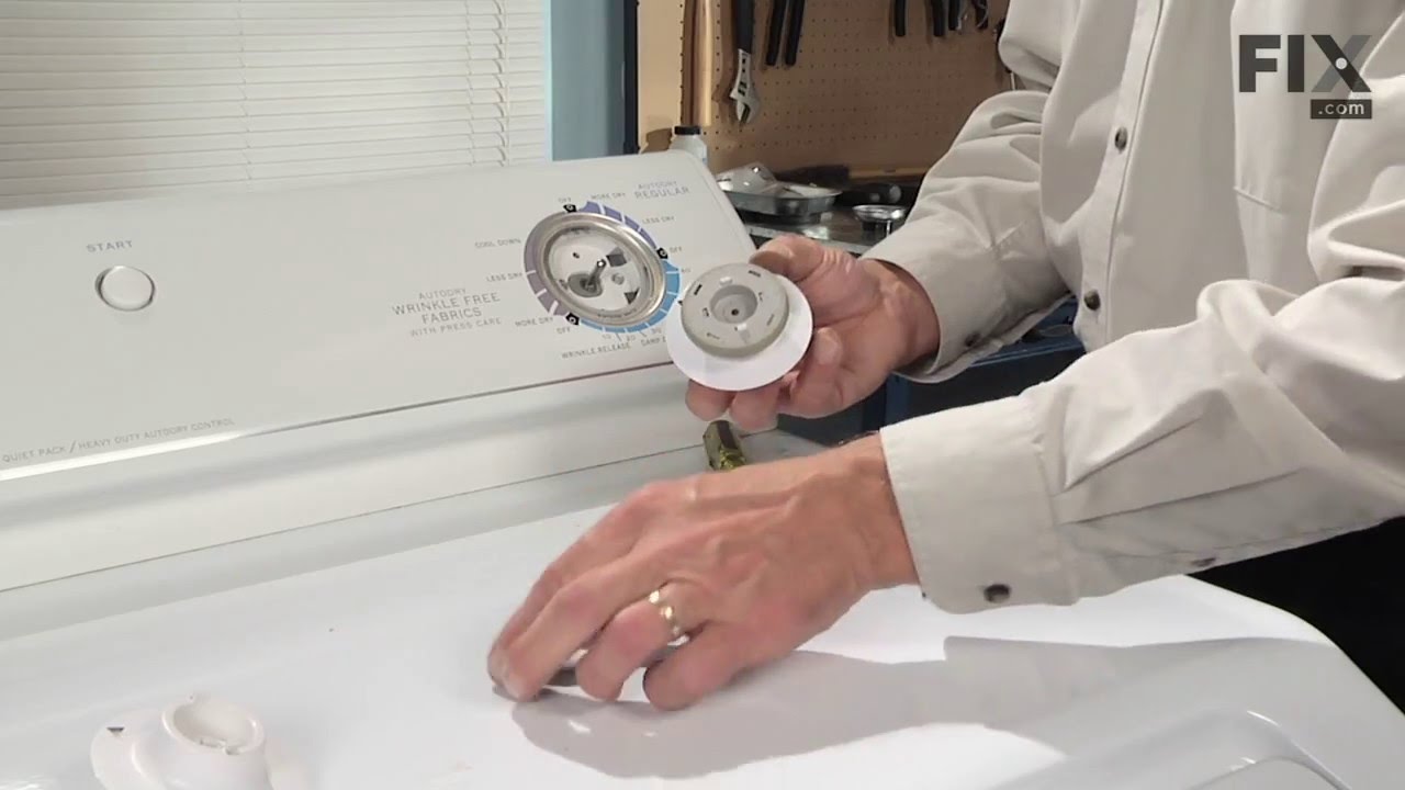 Replacing your Maytag Dryer Timer Dial Skirt