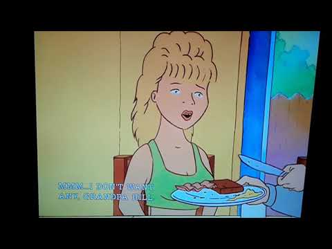 King of the Hill-Cotton Smacks Luanne's Butt
