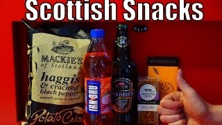 Scottish food taste test challenge!