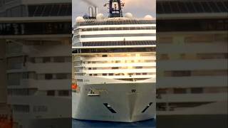 MSC Divina arriving to Nassau #msccruise #nassau #cruiseship