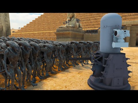 3,000,000 Alien vs 3 Phalanx CIWS | Ultimate Epic Battle Simulator 2 | UEBS 2