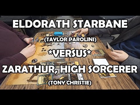 Eldorath Starbane versus Zarathur, High Sorcerer- Warhammer 40,000: Conquest