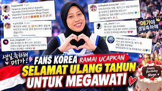 Download lagu 🔴FANS KOREA RAMAI RAMAI UCAPKAN SELAMAT ULANG TAHUN UNTUK MEGAWATI ! 🎂🇰🇷 mp3
