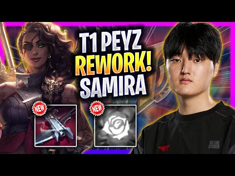T1 PEYZ TRIES SAMIRA WITH NEW REWORK! - T1 Peyz Plays Samira ADC vs Lucian! | Season 2026