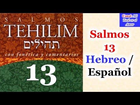 Psalm 13 Hebrew / Spanish (Tehilim 13)