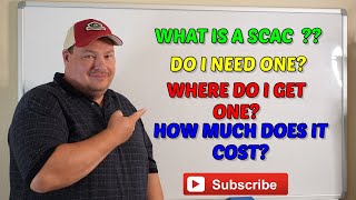 What is a SCAC code Do you need one How do you get it