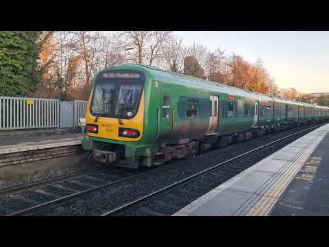 [4K] Trains at Clonsilla Station, Ireland 🇮🇪