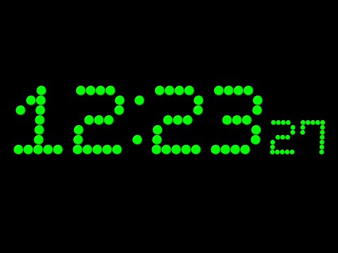 Animated Digital Clock-7 Video