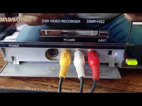 Reproductor y Grabador DVD/HDD Panasonic modelo DMR-HS2