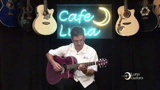 Video thumbnail for Luna Flora Lotus Guitar Review by Luna Guitars