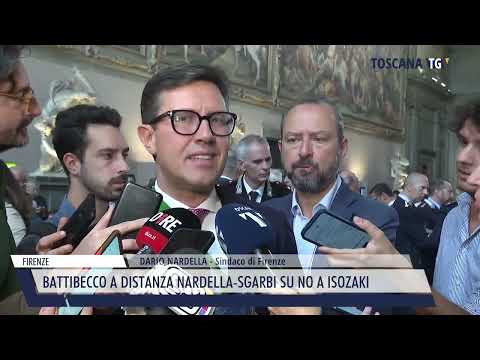 2023-10-16 FIRENZE - BATTIBECCO A DISTANZA NARDELLA-SGARBI SU NO A ISOZAKI