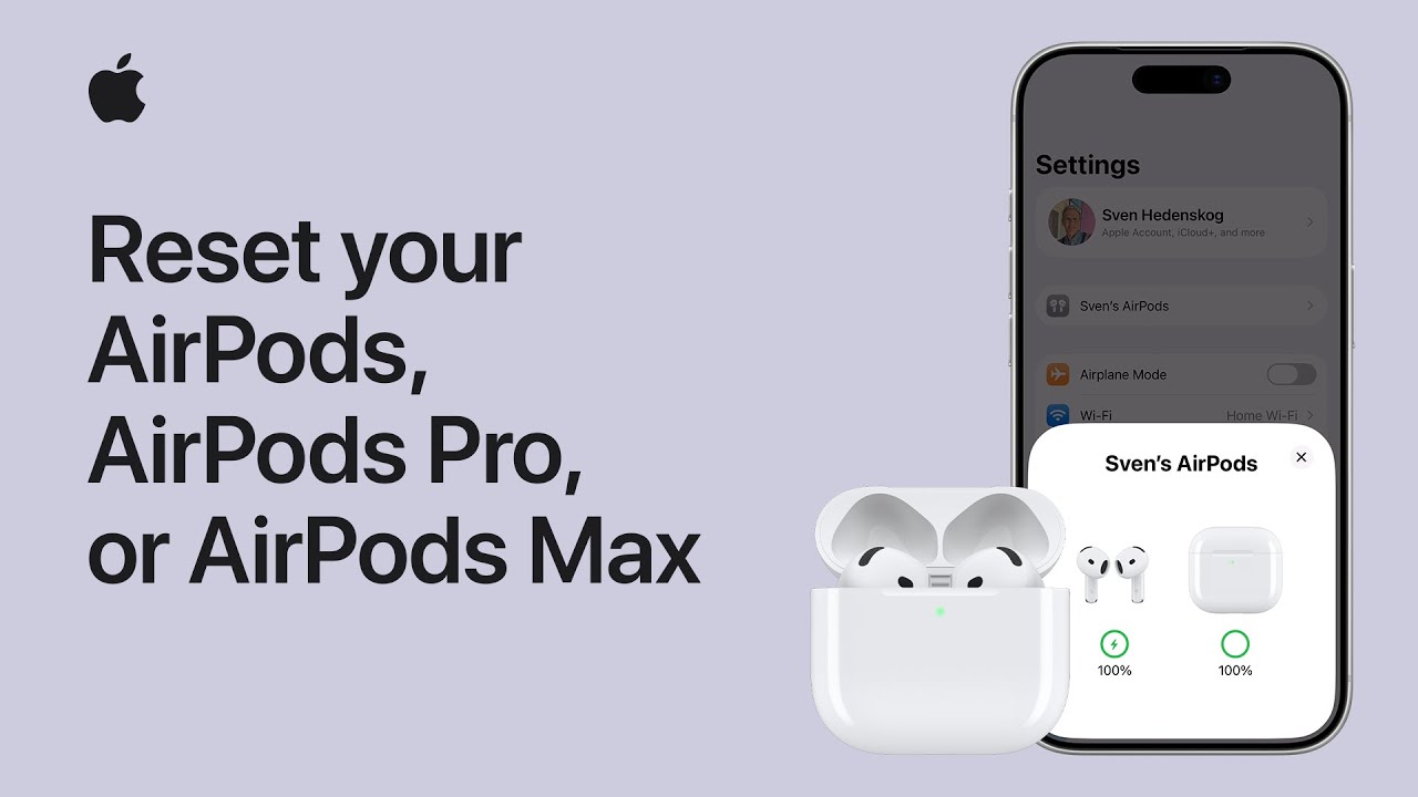 How to reset your AirPods, AirPods Pro, or AirPods Max | Apple Support