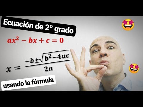 ▷ Cómo resolver una ECUACIÓN CUADRÁTICA USANDO LA FÓRMULA GENERAL paso a paso. Curso 2018-2019