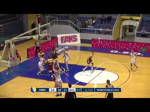 HKK ŠIROKI - KK BOSNA 71:66 highlights