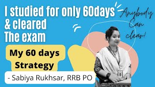 I BECAME OFFICER in First attempt. Will you? || RRB PO 60 DAYS STRATEGY