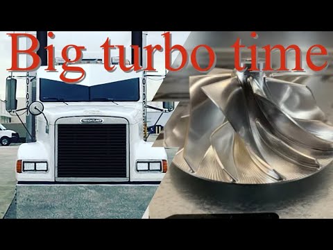 Big turbo swap freightliner fld Cummins m11.
