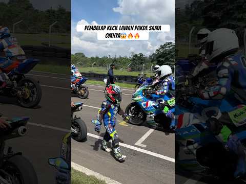 Pembalap bocil mencoba lawan pakde & omnya 😱 #shrots
