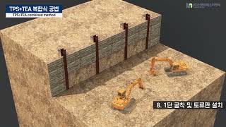 (주)신화피에스이앤씨 PS공법 소개영상 - 자립식흙막이공법, 흙막이가시설공사