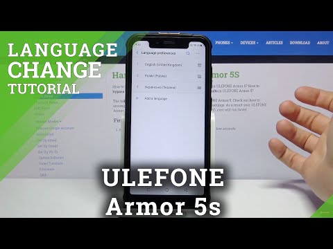 How to Change Language in ULEFONE Armor 5s - List of Language