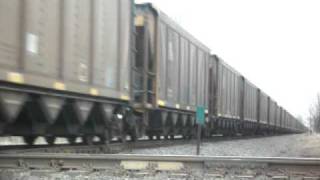preview picture of video 'BNSF C-NAMCEB1-07A (04/07/2011) Hi-ball over interlocker!!!'