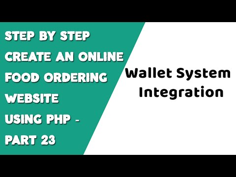 Step by step create an Online Food Ordering website using PHP Part 23
