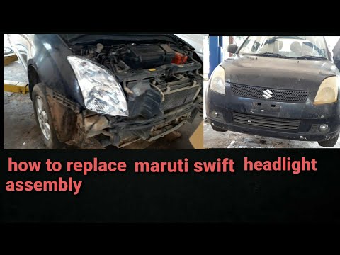 how to replace swift headlight assembly