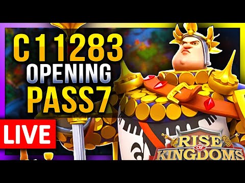 C11283 Pass7 Opening 🔥 LIVE! 🔴 2v1v1 we gonna see birdy?  - Rise of Kingdoms ROK