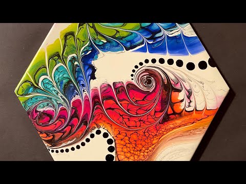 #132 A Beginners Swipe Technique, Guaranteed  No Mud!! #acrylicpouring #fluidart #Art #TLP