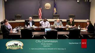Leavenworth City Commission Study Session Sept. 18, 2019