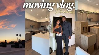 MOVING VLOG 2 | Empty Townhouse Tour, Moving In, Unpacking... all the things!