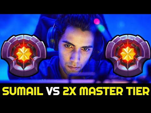 SUMAIL King Try Hard Carry against 2x Master Tier 7.27 Dota 2