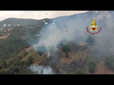 Incendio a Colle Fagiano (Scansano)