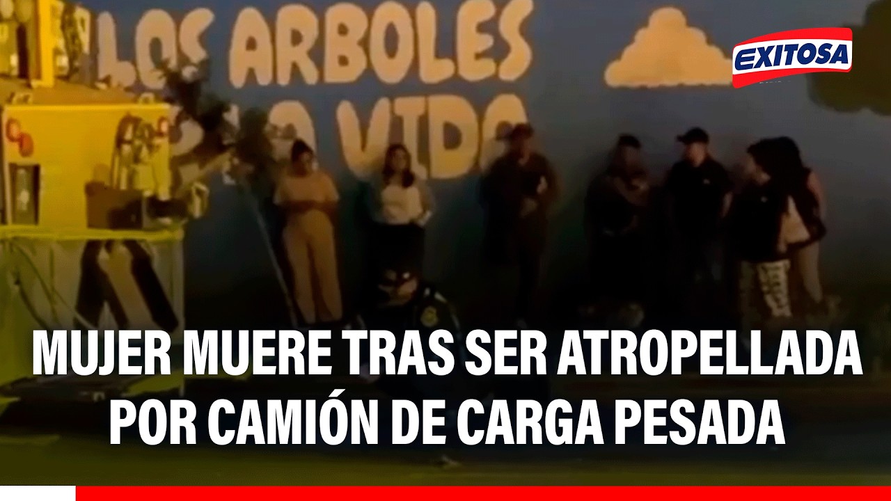 🔴🔵Mujer muere tras ser atropellada por camión de carga pesada mientras viajaba en motocicleta