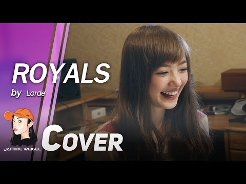 Funny music videos - Royals - lorde Cover by 13 y/o Jannina W