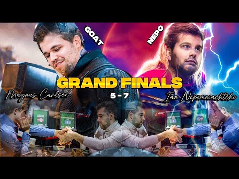Magnus Carlsen VS Ian Nepomniachtchi || Fide World Blitz Championships 2024, Grand Finals Game 5 - 7