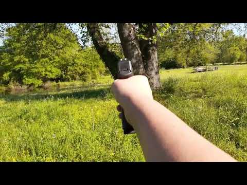 Target shooting with glock