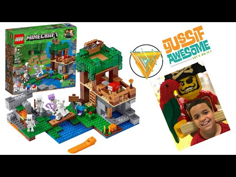 LEGO MINECRAFT 21146 The Skeleton Attack YUSSIF AWESOME