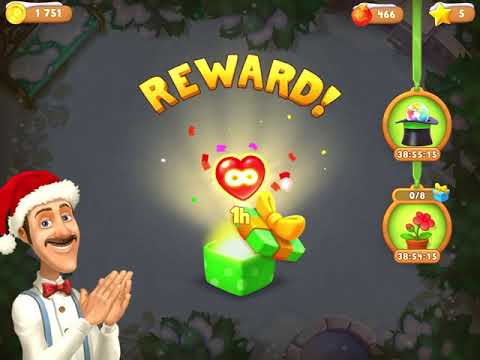 Gardenscapes Level 2739 With No Boosters - Holiday Collection: Winter Warmth and Sparklers