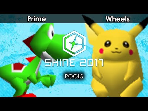 Shine 2017: Prime (Yoshi) V Wheels (Pikachu) - Smash 64 | Pools