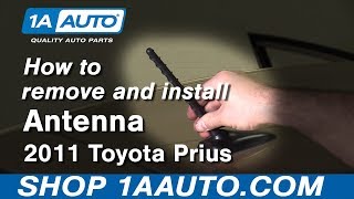 How to Remove 10-15 Toyota Prius Antenna