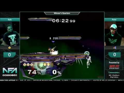New Foes Appear 11 - GHQ | Kels (Sheik) vs. Azzu (Falco) - SSBM - Winners Quarters