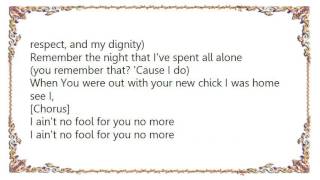Cherish - Fool 4 You Lyrics