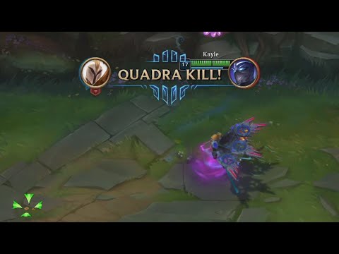 KAYLE MONTAGE 1V5 IN LEAGUE OF LEGENDS